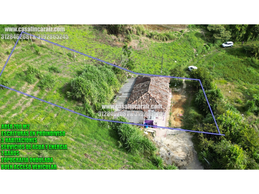 Finca en el santuario ant con casa de tapia habitable vereda cuchillas — foto 3