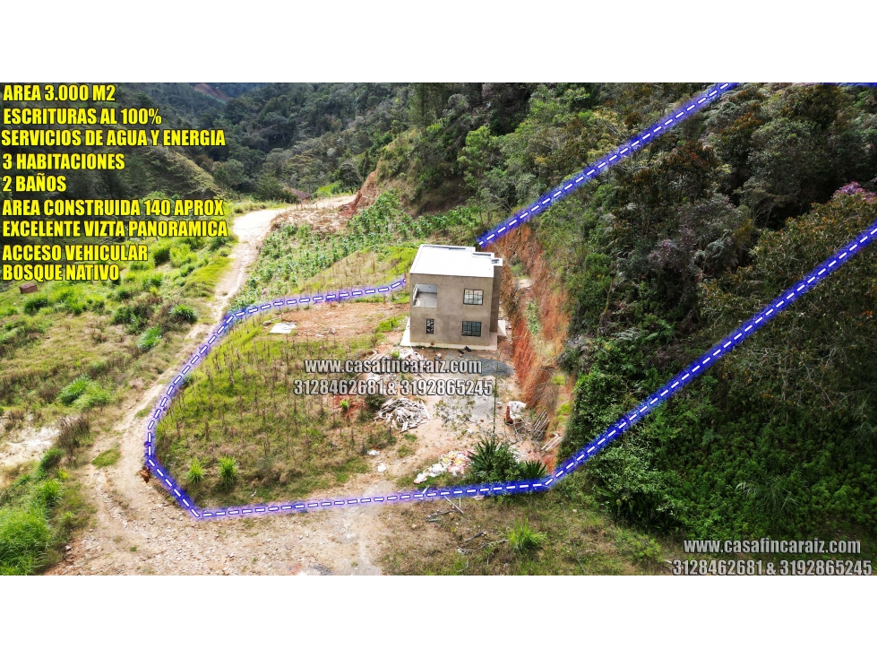Finca en el santuario vereda el salto en Obra Gris escrituras 100% — foto 3