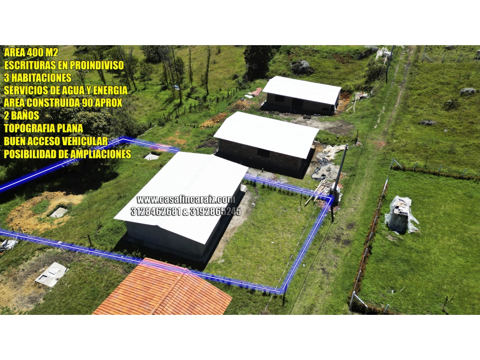 Finca campestre en marinilla vía al Peñol en obra gris 163 millones — foto 3