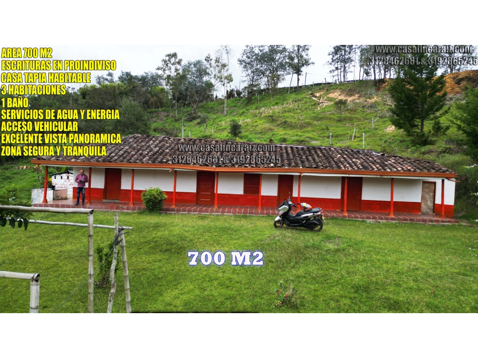 casa campestre de tapia habitable -vereda el águila san Vicente