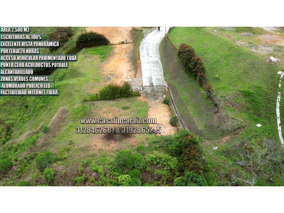 Lote en Rionegro- manpuesto de Lujo de 2.500 m² en Condominio