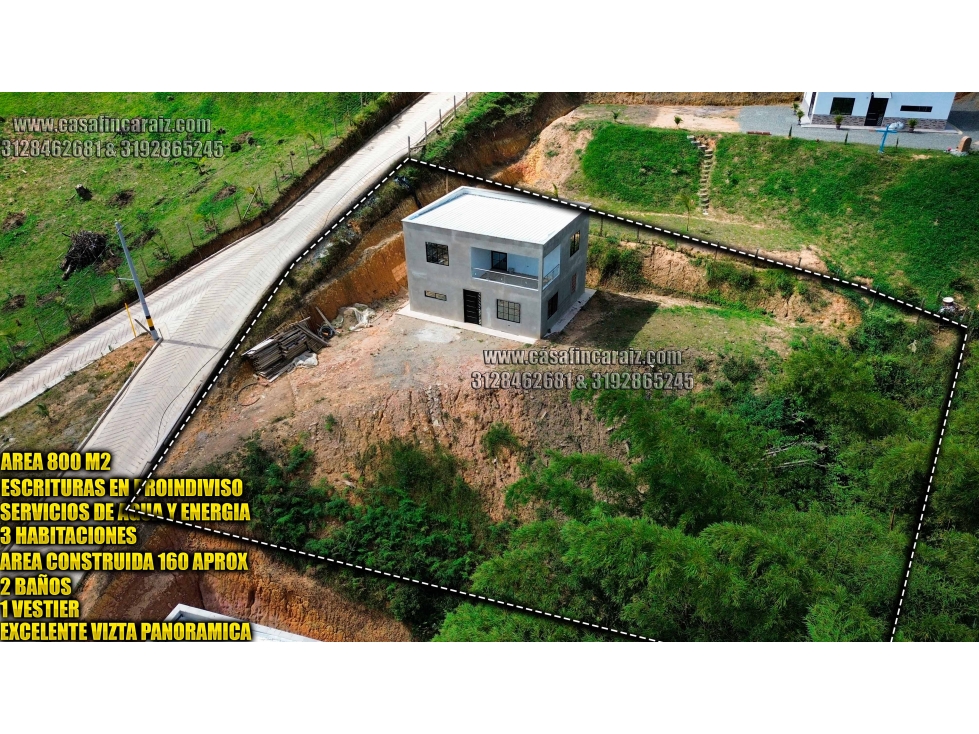 Finca en marinilla en obra gris a 3 min de la autopista $260 millones — foto 3