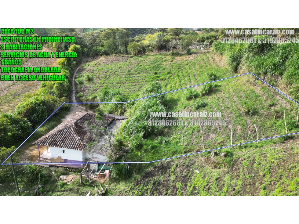 Finca en el santuario ant con casa de tapia habitable vereda cuchillas — foto 4