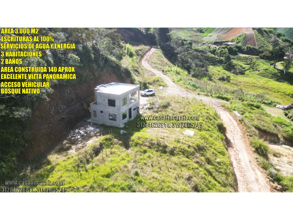 Finca en el santuario vereda el salto en Obra Gris escrituras 100% — foto 4