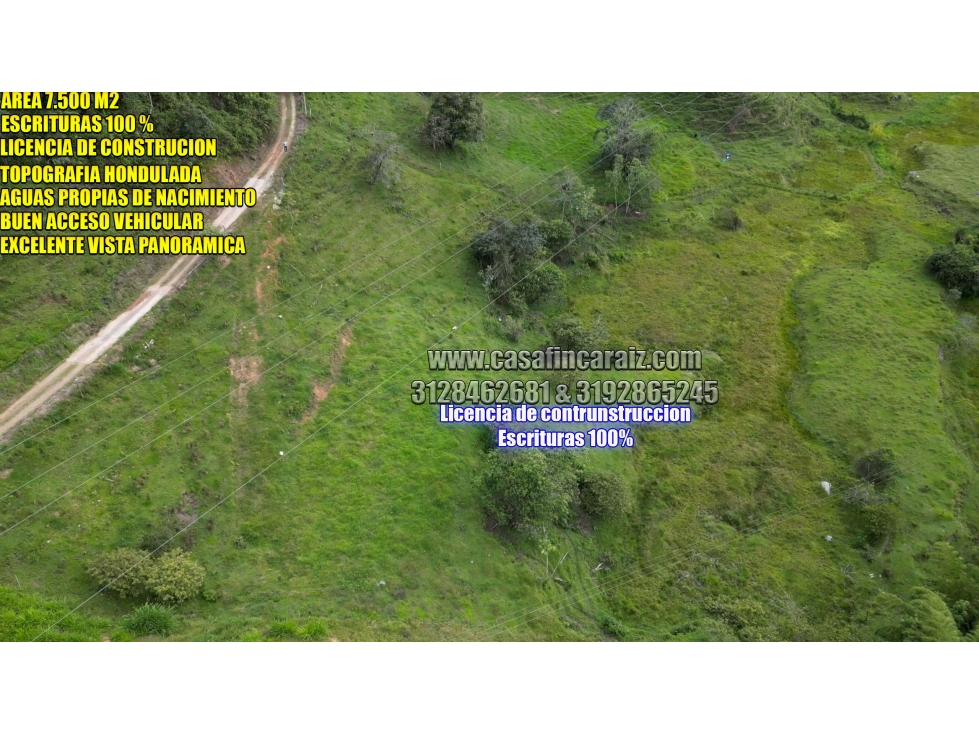Lote en marinilla de 7.500 m² con Licencia y Escritura al 100% — foto 5