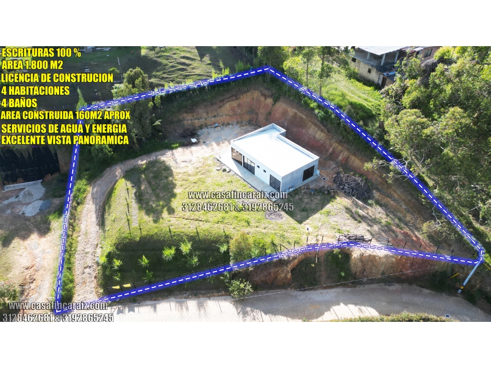 Finca en marinilla vereda cascajo Escritura al 100% - Licencia — foto 4