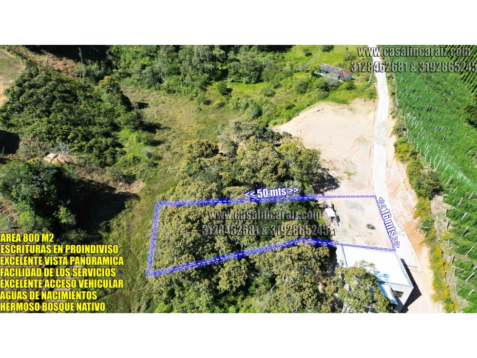 LOTES EN MARINILLA A 3 MINUTOS DE LA AUTOPISTA ME/BOG 150 MILLONES
