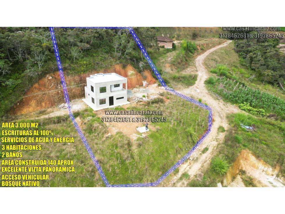 Finca en el santuario vereda el salto en Obra Gris escrituras 100% — foto 5