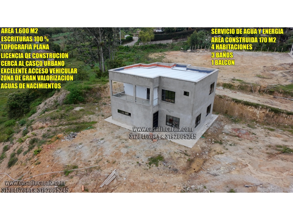 Finca en el santuario ant con escrituras 100% cerca al pueblo