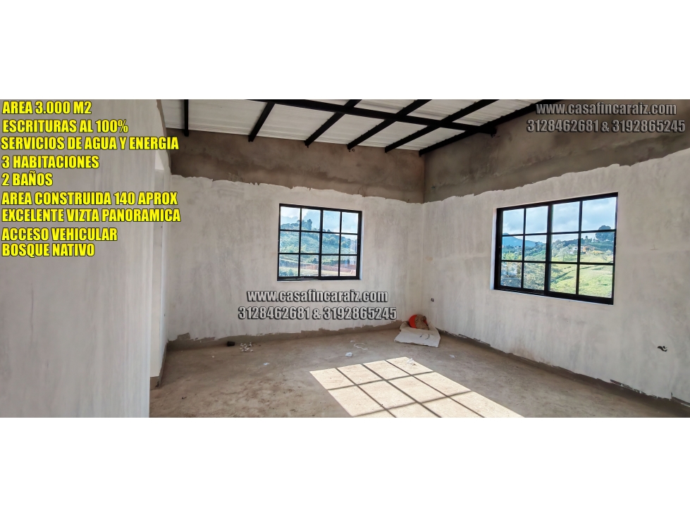 Finca en el santuario vereda el salto en Obra Gris escrituras 100% — foto 6