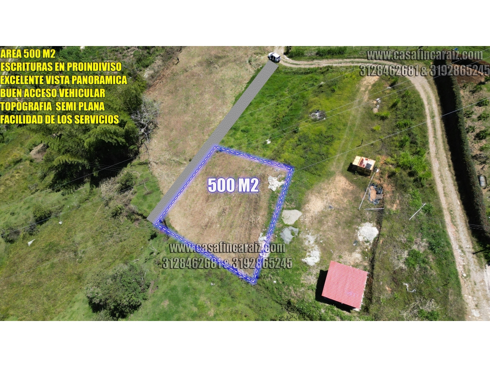 Lotes semiplanos en Marinilla Sector Chochomayo $52 millones