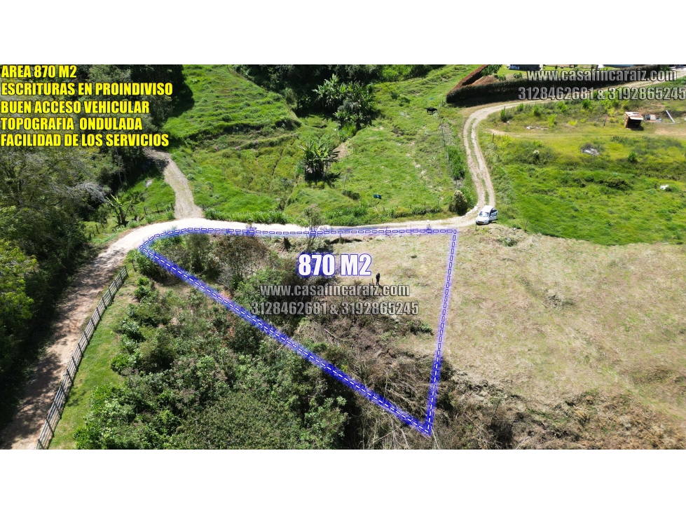 Lote económico 870M2 en Marinilla Sector Chochomayo $70 millones — foto 2
