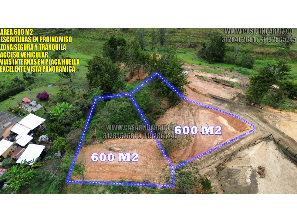 lote a 10 minutos de la autopista med/bog san Vicente VEREDA el aguila - 2