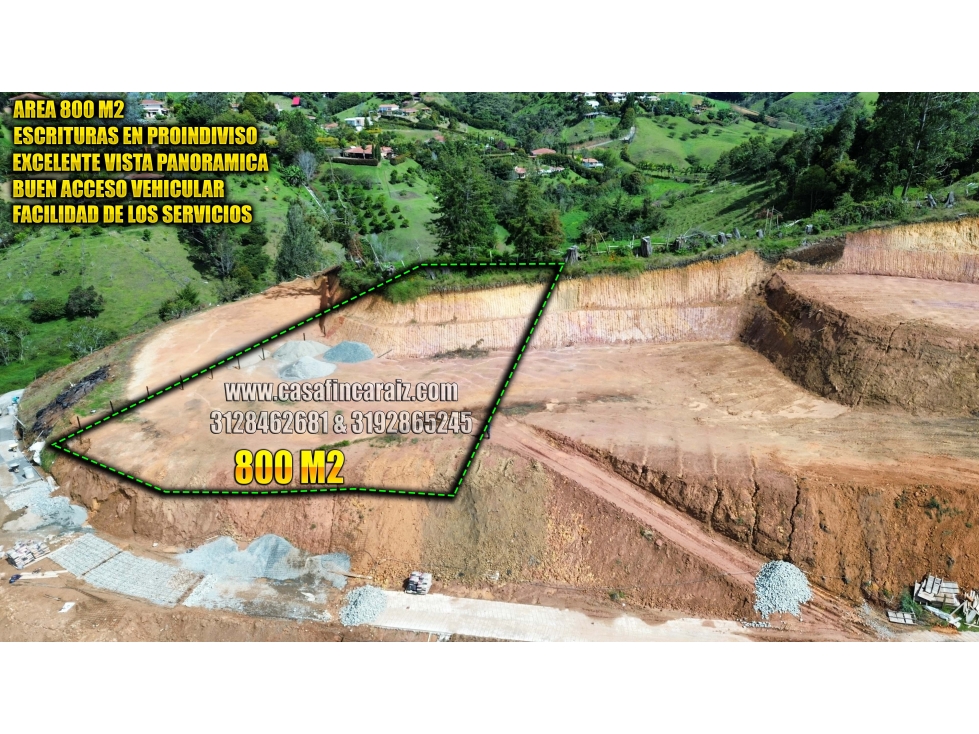 LOTES EN MARINILLA A 3 MINUTOS DE LA AUTOPISTA ME/BOG 800 M2 — foto 2