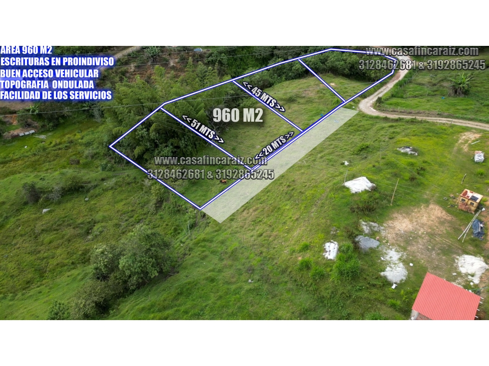 Lote económico 960M2 en Marinilla Sector Chochomayo $80 millones — foto 2