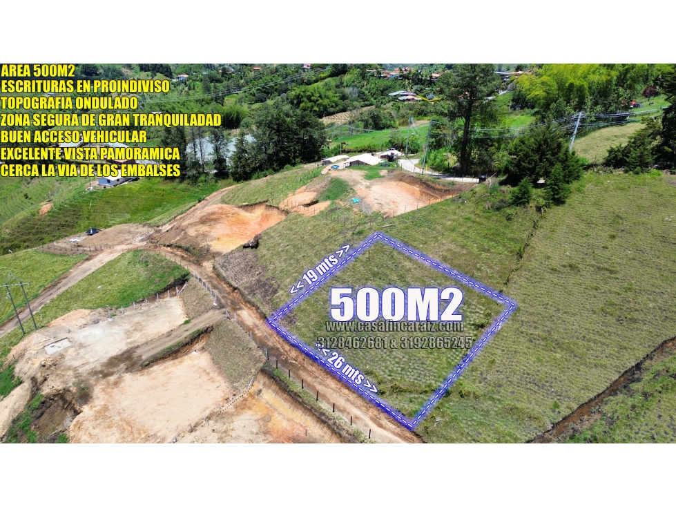 lotes económicos en marinilla vía el peñol Guatapé $ 52 millones — foto 2