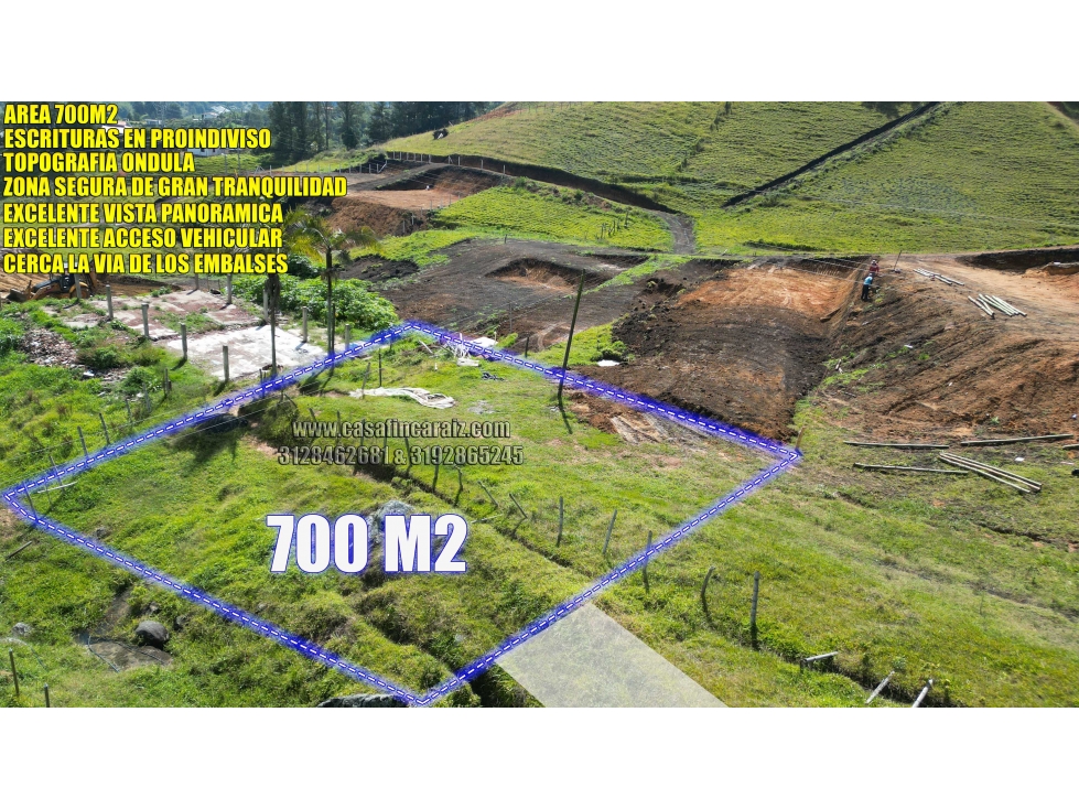 lotes económicos en marinilla vía el peñol Guatapé $ 60 millones