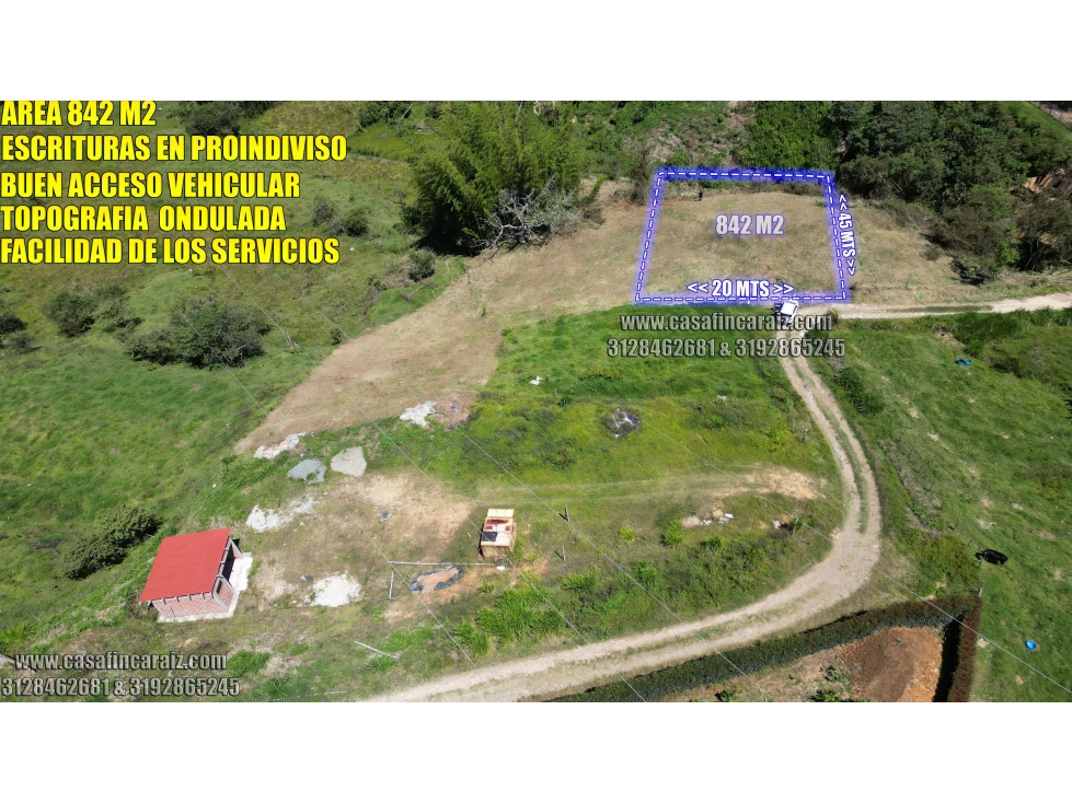 Lote económico 840M2 en Marinilla Sector Chochomayo $80 millones — foto 3