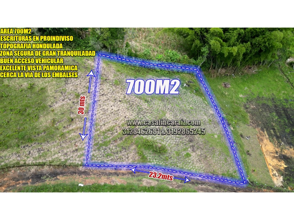 LOTE ECONOMICO EN MARINILLA VIA EL PEÑOL $60 MILLONES