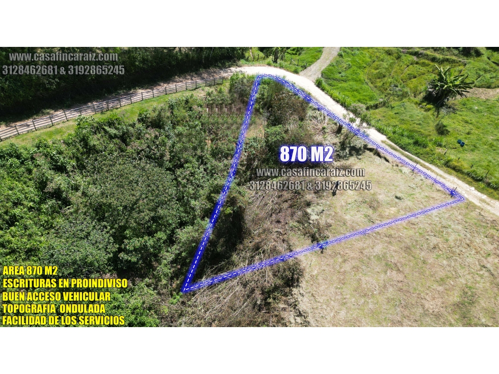 Lote económico 870M2 en Marinilla Sector Chochomayo $70 millones — foto 3