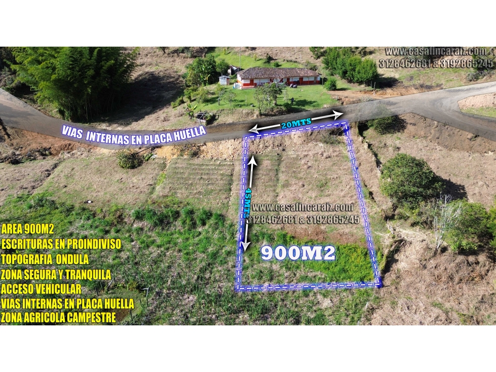 lote a 10 minutos de la autopista med/bog san Vicente sector el aguila