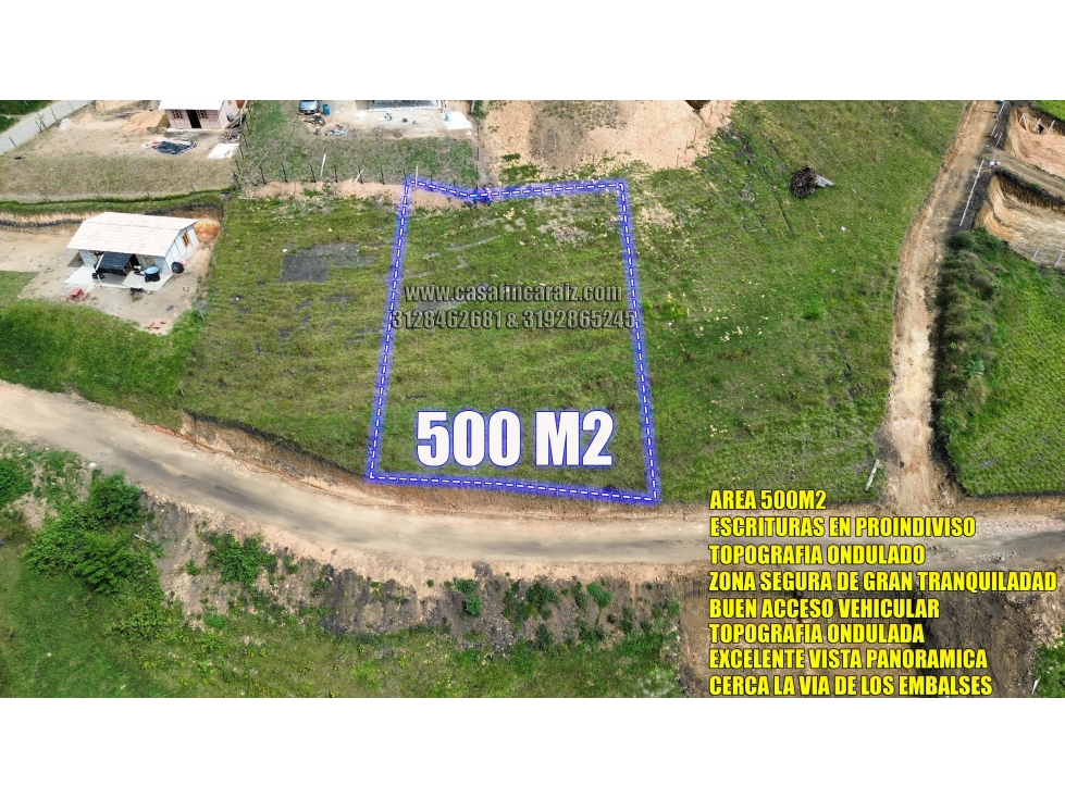 lote ondulado económico en marinilla vía el peñol $52 millones