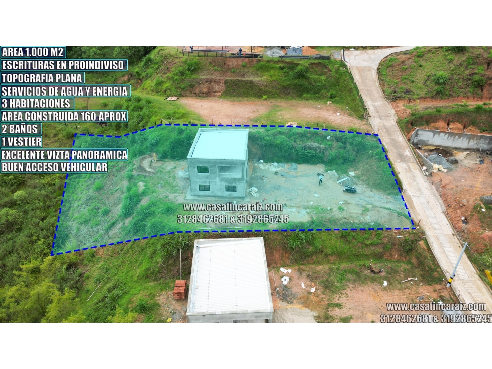 finca en marinilla vereda gaviria en obra gris $265 millones — foto 2