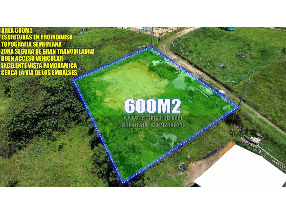 lote SEMIPLANO en marinilla vía el peñol Guatapé $ 92millones — foto 3