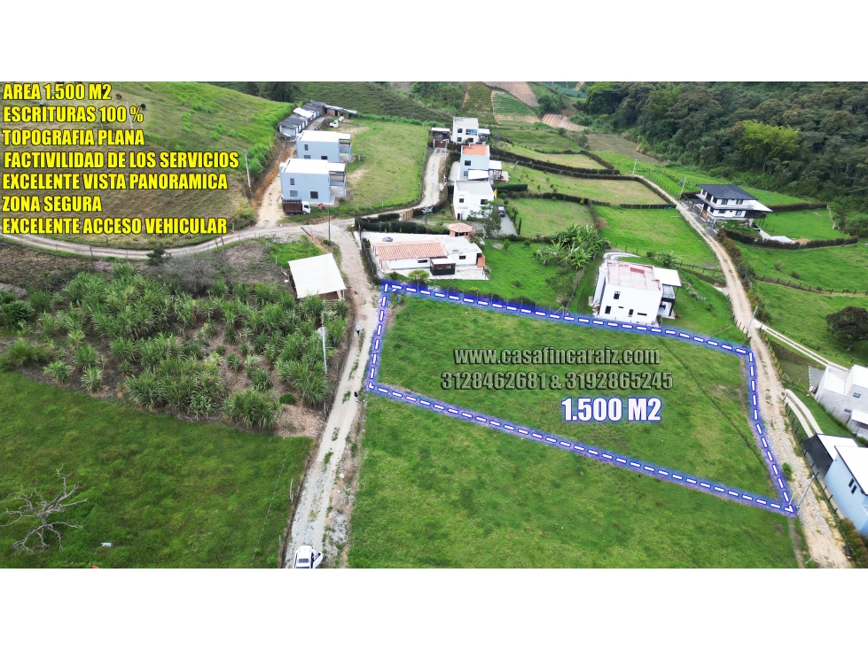 Lote en marinilla PLANO de 1.500 m² a 5 min de la Autopista Med-bog — foto 3
