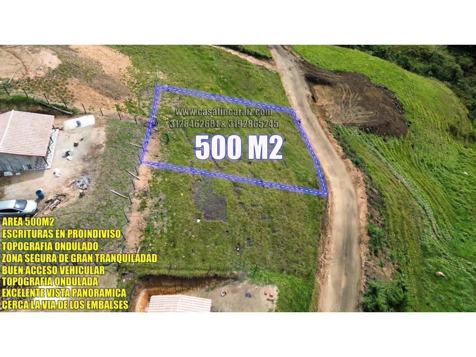 lote ondulado económico en marinilla vía el peñol $52 millones — foto 2
