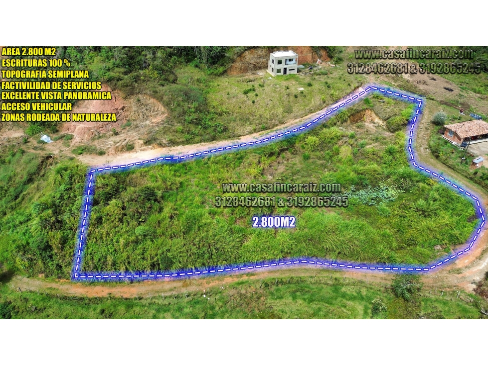 LOTE SEMIPLANO CON ESCRITURAS 100% EN EL SANTUARIO VRD EL SALTO — foto 2