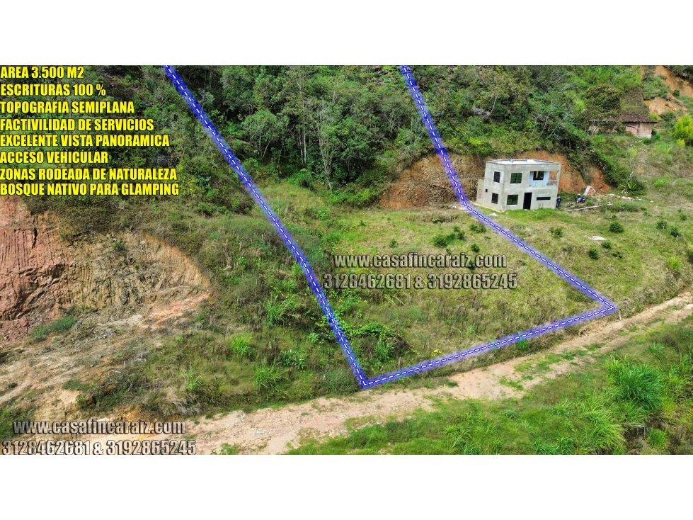 LOTE CON ESCRITURAS 100% EN EL SANTUARIO VRD EL SALTO 105 millones — foto 2