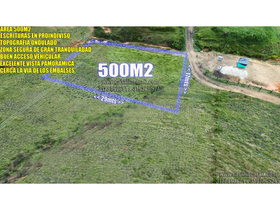 lote económico en marinilla vía el peñol Guatapé $ 52 millones - 1