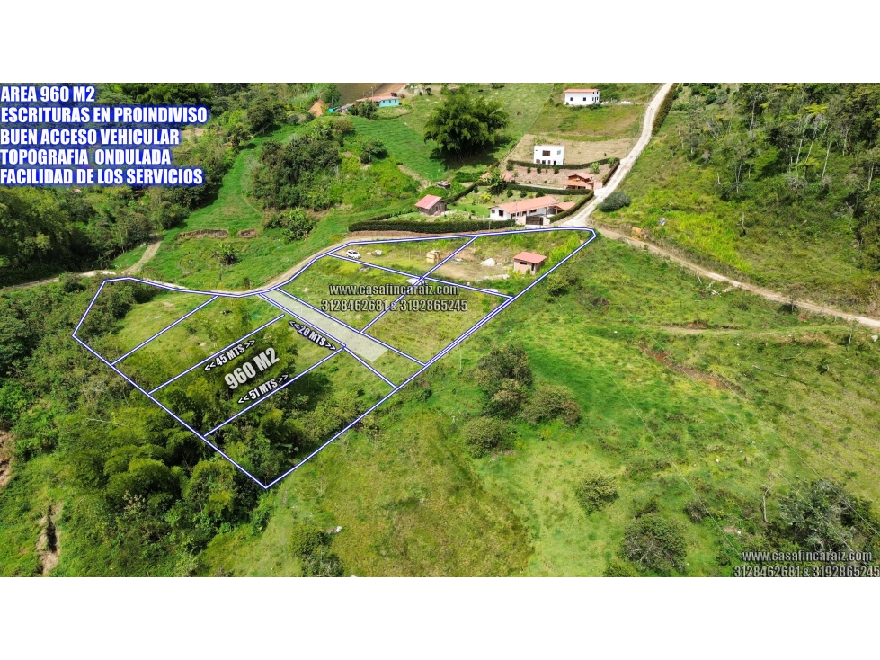 Lote económico 960M2 en Marinilla Sector Chochomayo $80 millones — foto 4