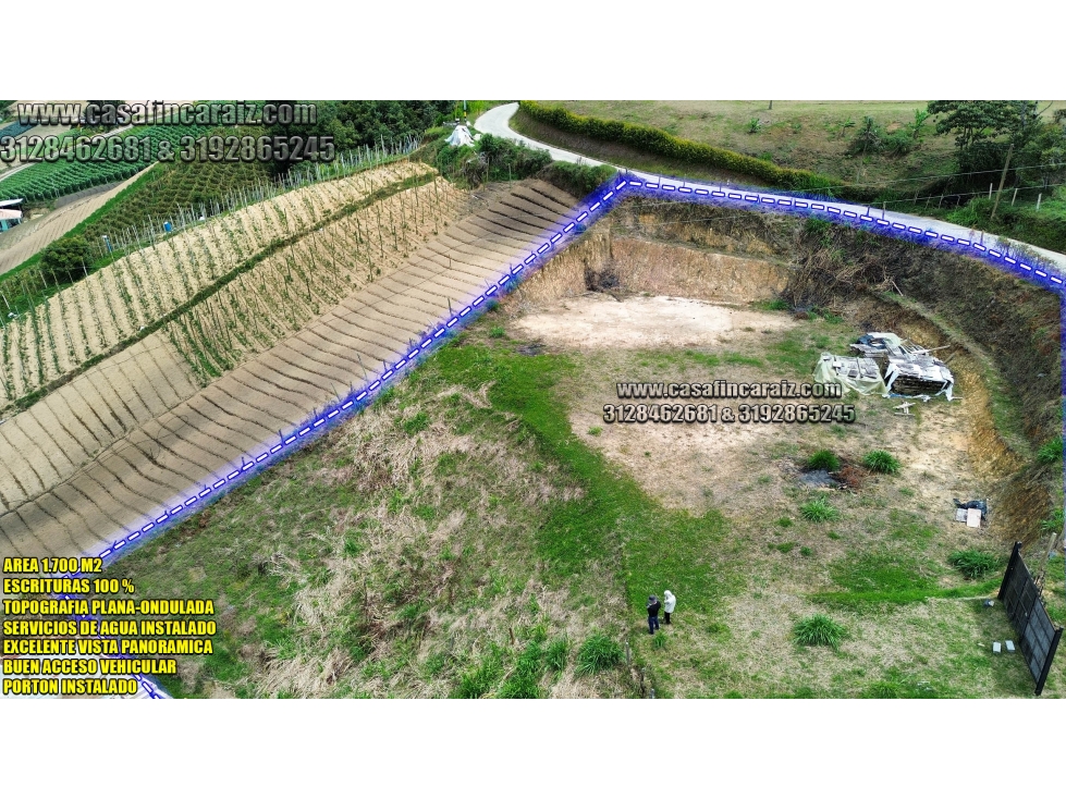 lote en santuario escrituras al 100% y servicio de agua instalado — foto 2