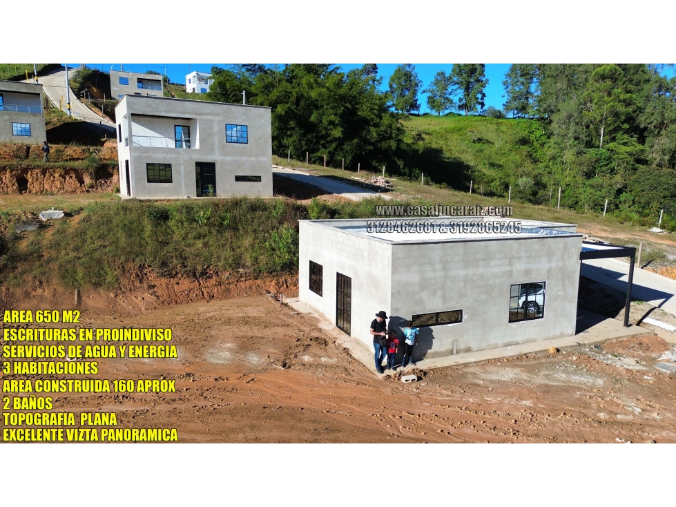 Finca en obra gris a 3 minutos de la autopista med/bog $225 millones