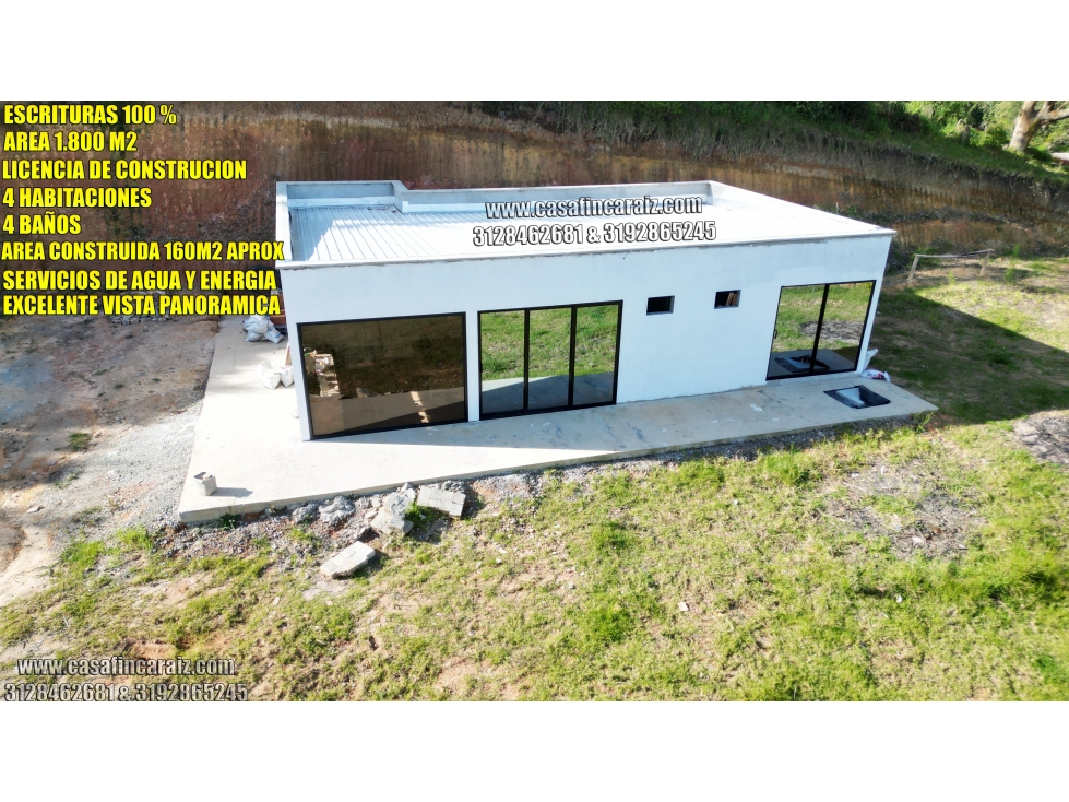 Finca en marinilla vereda cascajo Escritura al 100% - Licencia