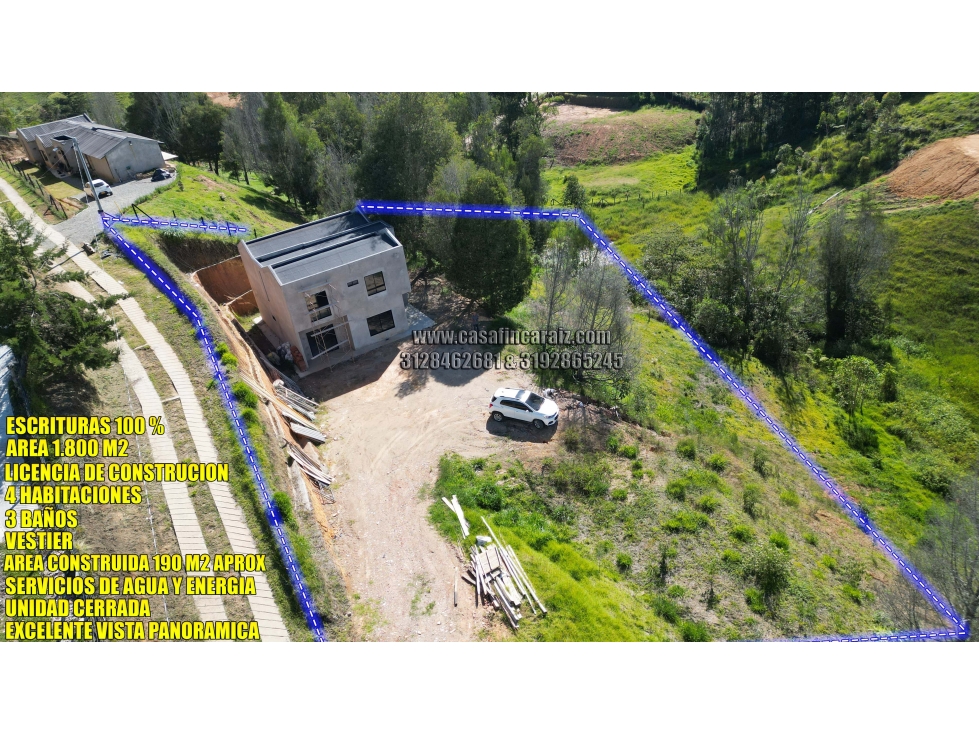 Finca en marinilla vereda cascajo Escritura al 100% - Licencia.. — foto 3