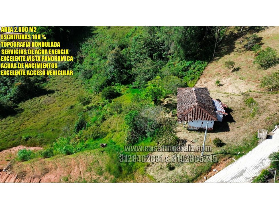LOTE CON CASA VIEJA EN MARINILLA A 4 MINUTOS DE LA AUTOPISTA ME/BOG — foto 4