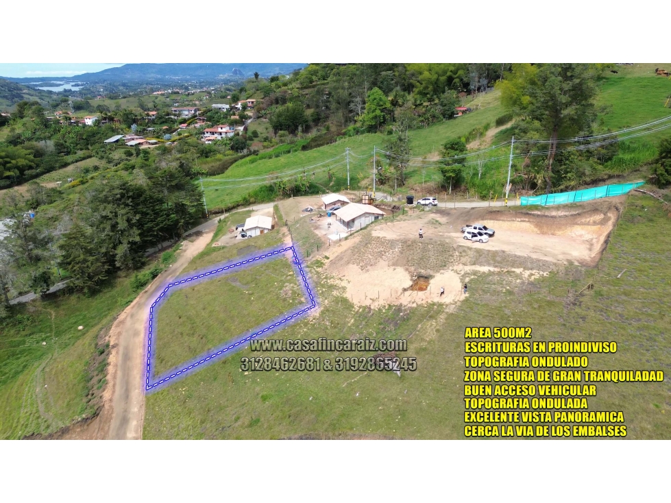 lote ondulado económico en marinilla vía el peñol $52 millones — foto 4