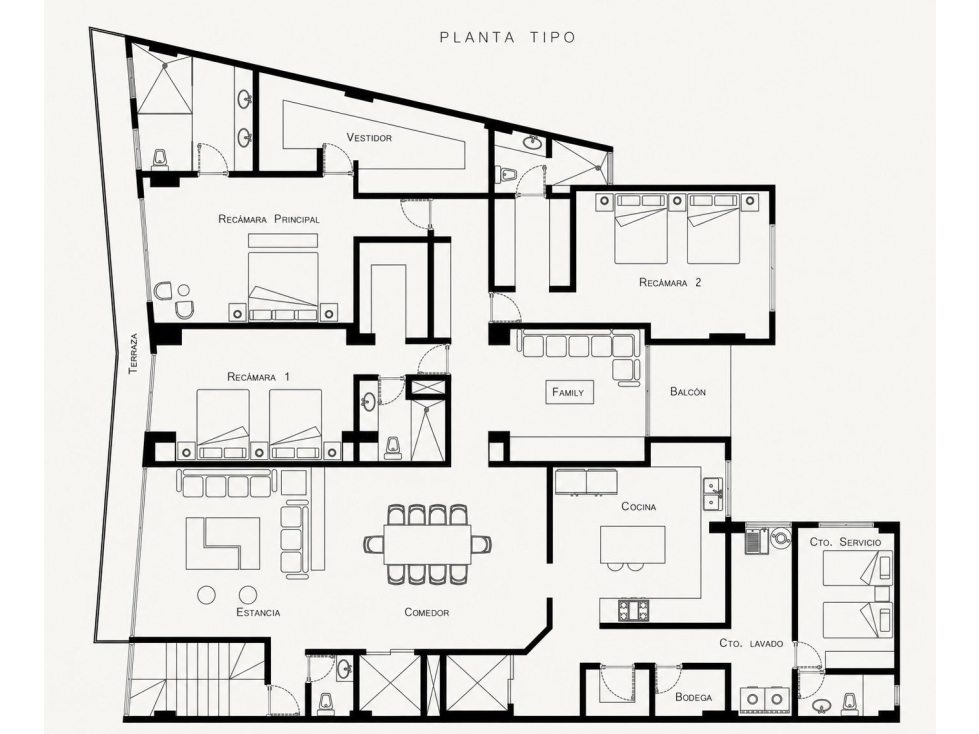BOSQUES DEPARTAMENTO EN VENTA | 3 RECAMARAS 239 MTS - 2