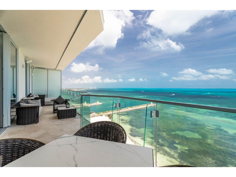 Departamento de lujo frente al mar en SLS Cancún Residences — foto 5