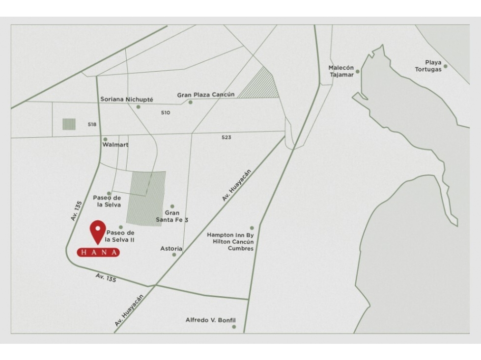 Lote Comercial en Venta sobre Av. Mallorca Paseo La Selva 2, Cancún - 3