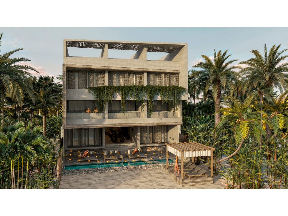 Departamento amueblado en Venta en Bahía Soliman Tulum - 1