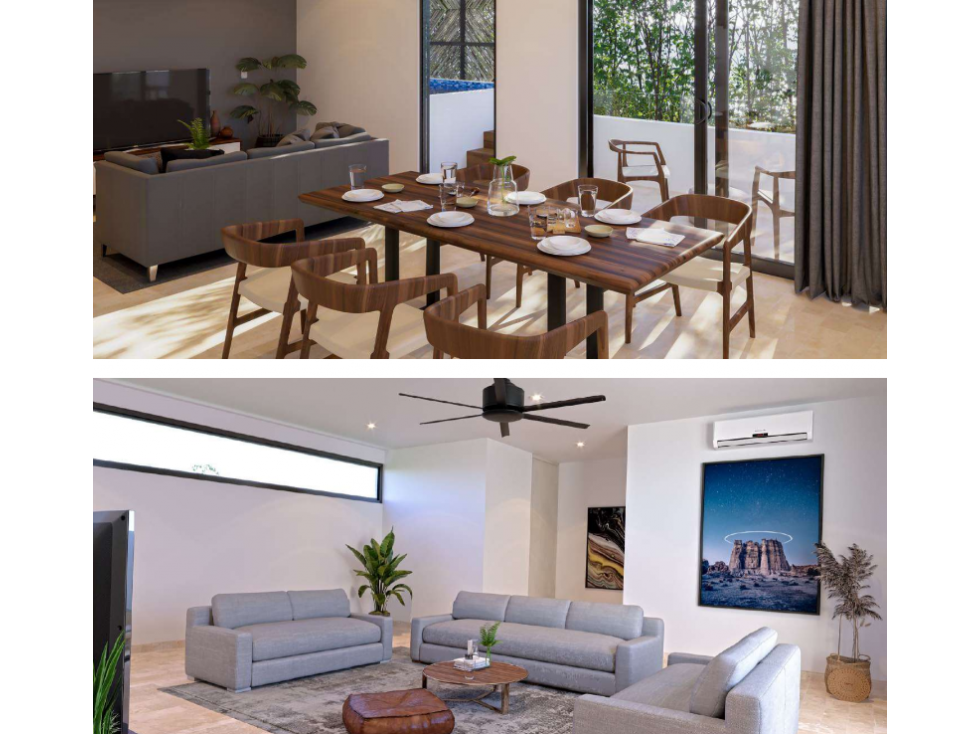 Departamento en Venta en zona comercial de Aldea Zama Tulum - 2
