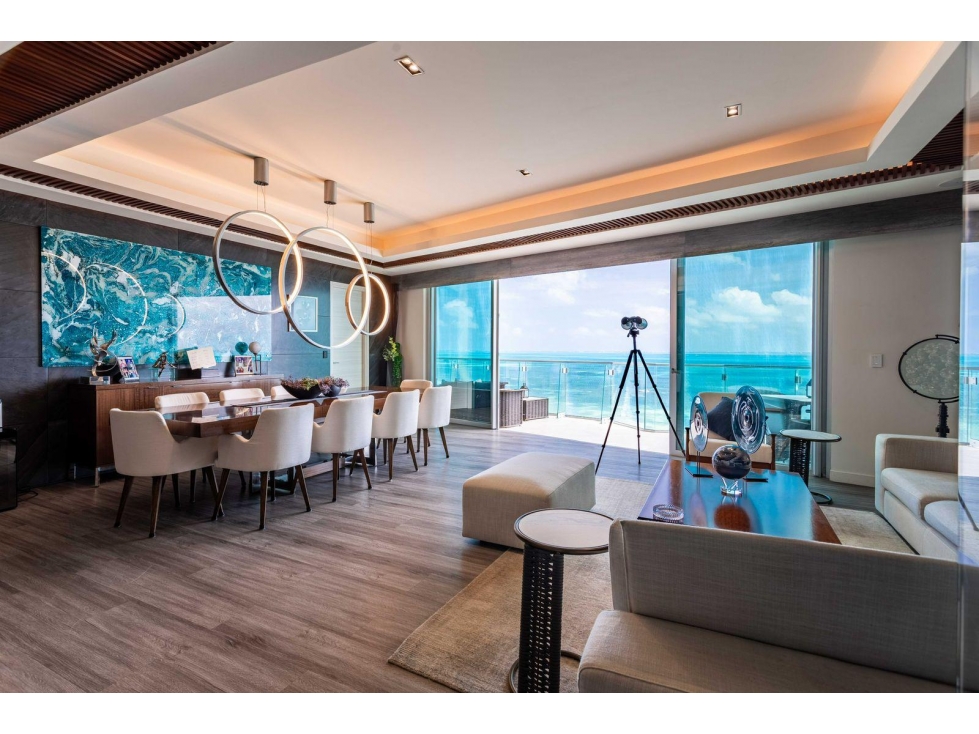 Departamento de lujo frente al mar en SLS Cancún Residences — foto 4