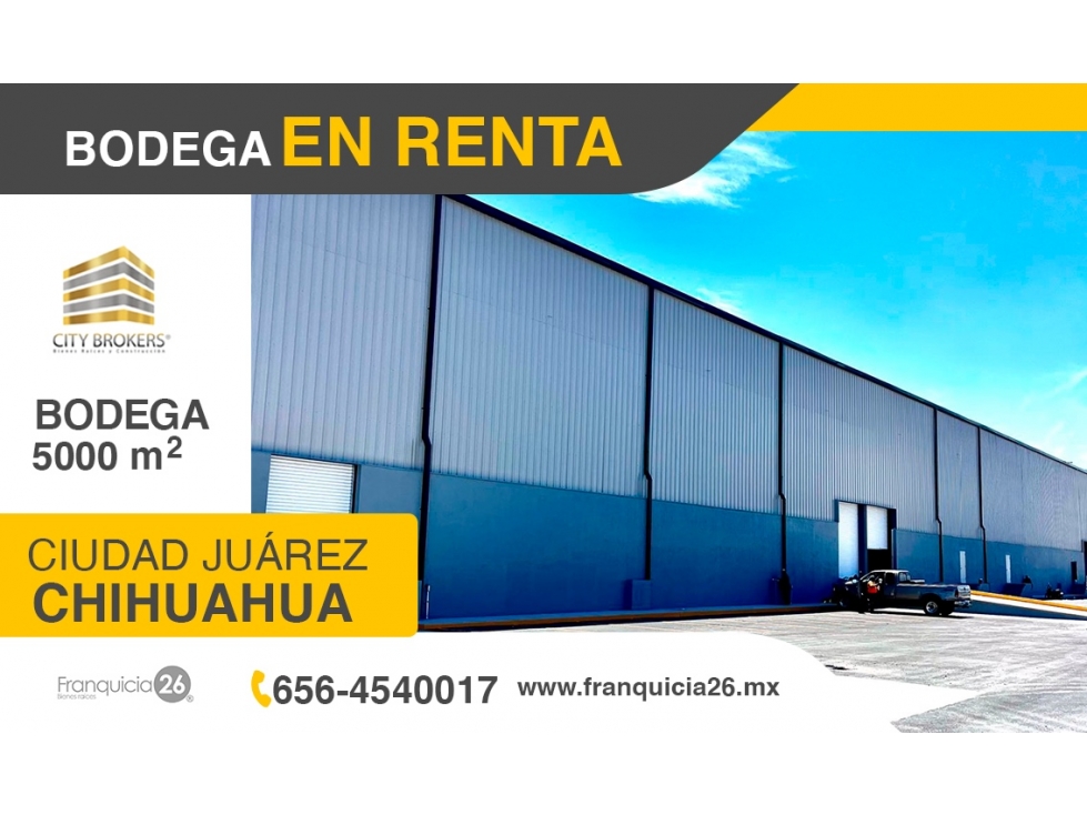 BODEGA EN RENTA EN WATERFILL RIO BRAVO