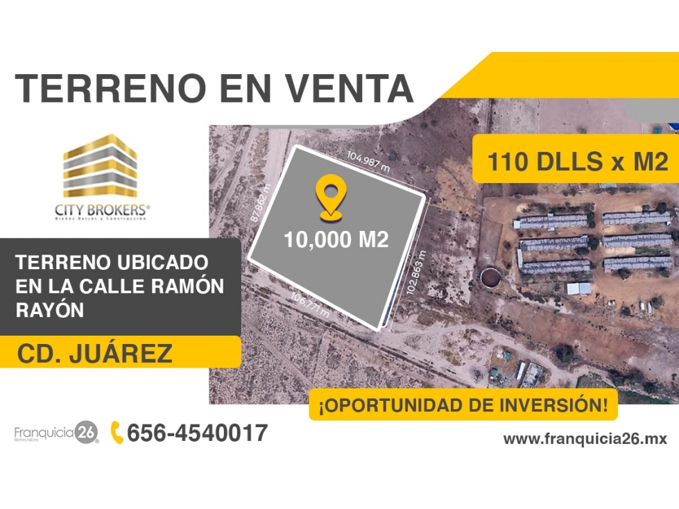 TERRENO EN VENTA EN CALLE RAMON RAYON