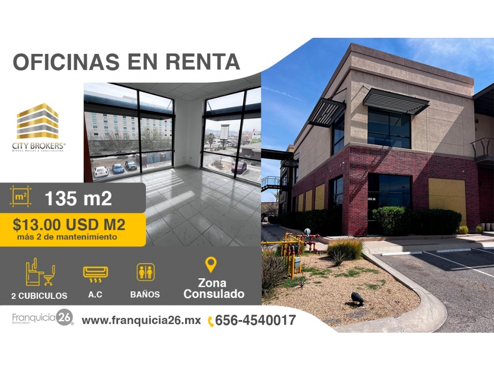 OFICINAS EN RENTA EXCELENTE AREA EN ZONA CONSULADO - 1