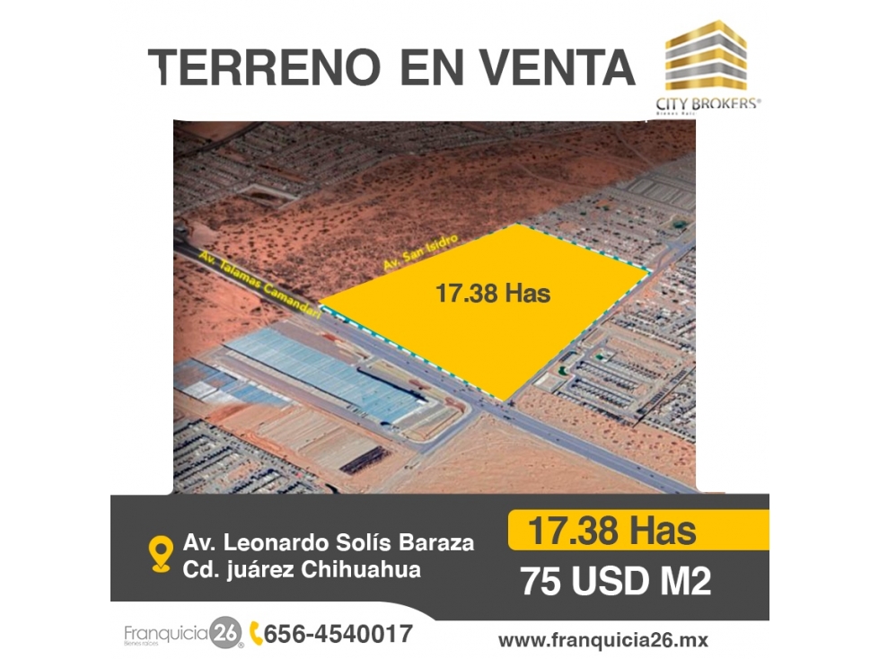TERRENO EN VENTA EN LAONARDO SOLIS BARRAZA